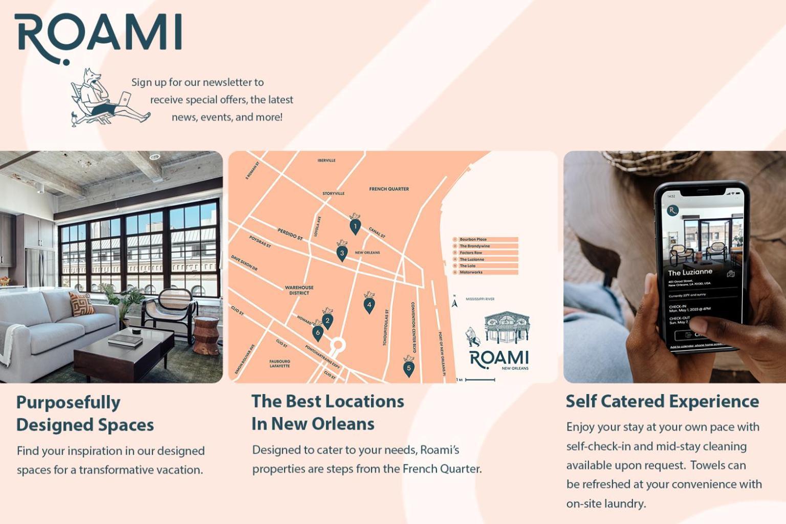 뉴올리언스 Roami At The Lola 아파트 외부 사진